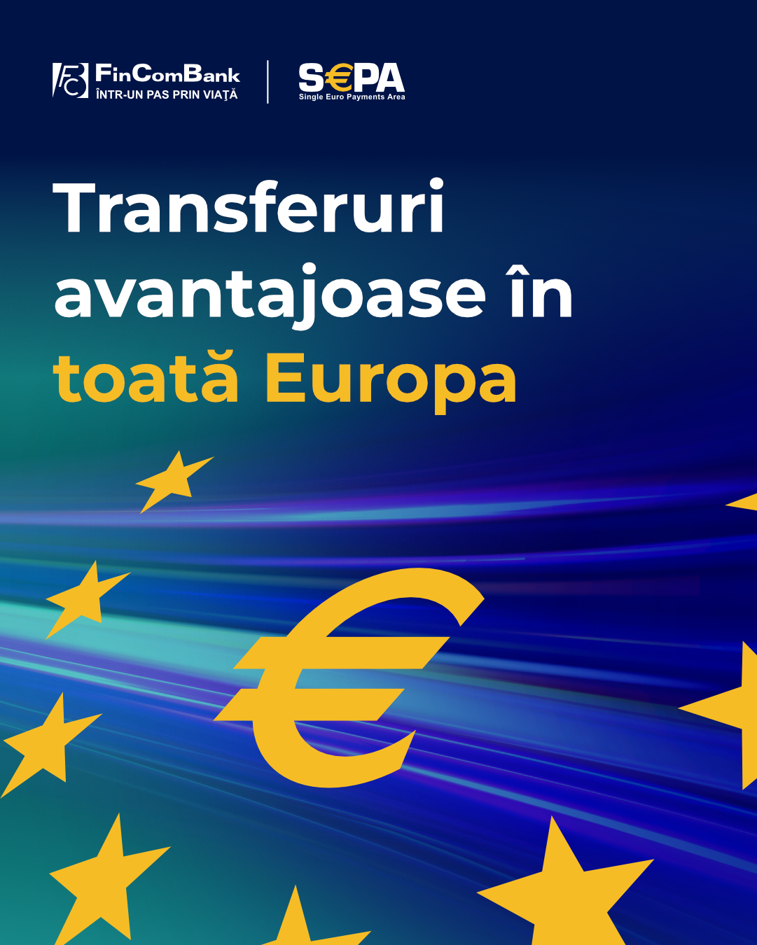 FinComBank SEPA. Transferuri avantajoase în toată Europa