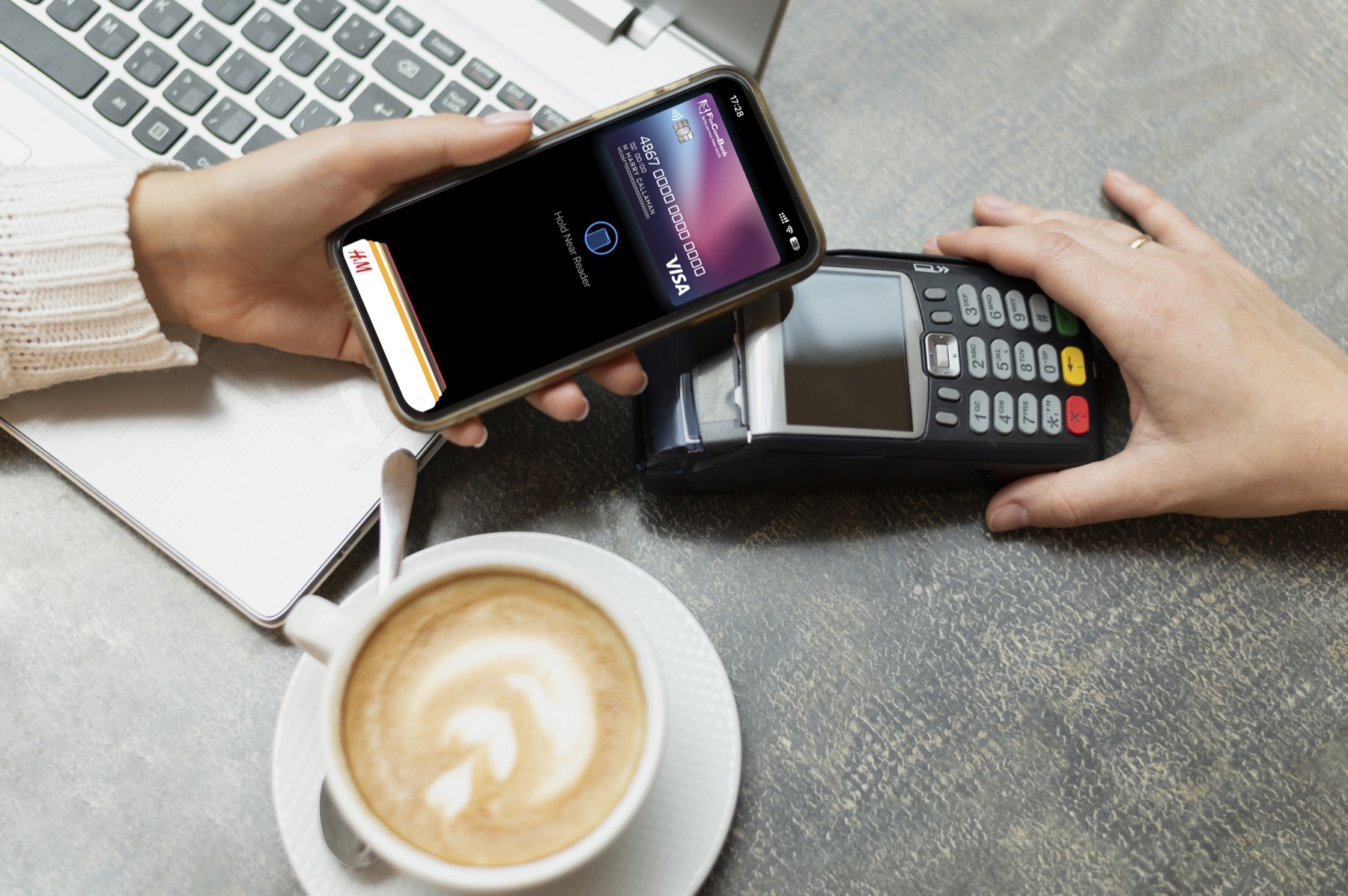 Бесконтактная оплата смартфоном с картой Visa