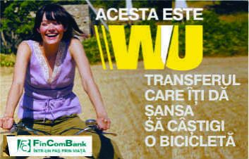 FinComBank и Western Union дает тебе шанс выиграть велосипед!