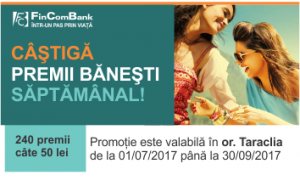 Câştigă premii băneşti săptămânal în or. Taraclia – premianţii III etapei Câştigă premii băneşti săptămânal în or. Taraclia – premianţii III etapei
