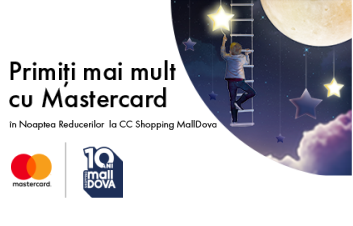 Noaptea reducerilor cu MasterCard şi FinComBank în centrul comercial  „MallDova”