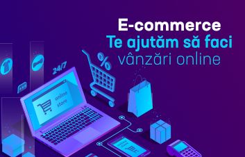 FinComBank te ajută să-ţi deschizi un magazin online, oferind servicii de E-commerce