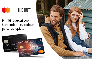 Achită pe www.thehut.com cu cardul Mastercard de la FinComBank şi beneficiază de reduceri!