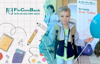 Campania “Donează un ghiozdan călător” - susţinută de FinComBank pentru al doilea an consecutiv!