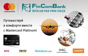 Călătoreşte cu VIP privilegii împreună cu Mastercard şi FinComBank!