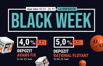 FinComBank vine cu promoţii speciale de BLACK WEEK