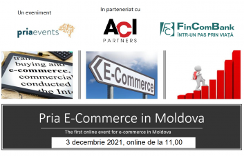 Vă invităm la conferinţa „PRIA E-COMMERCE IN MOLDOVA” din 3 decembrie