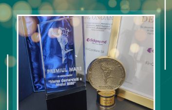 Clickpay.md удостоен главной награды «Золотой Меркурий» в номинации «Бизнес Онлайн», и награжден Золотой Медалью в номинации «Лидер года»