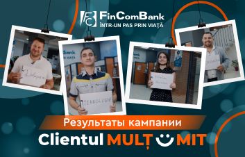 Подведение итогов кампании „Довольный Клиент” в FinComBank