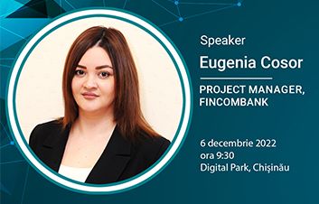 Eugenia Cosor, speakerul evenimentului PRIA E-COMMERCE CONFERENCE MOLDOVA din 6 decembrie, la Digital Park Chişinău