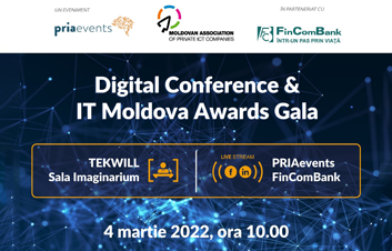 Vă invităm la Pria Digital Conference & Gala IT pe 4 martie