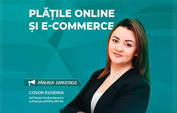 #PărereaExpertului Eugenia COSOR, şef Secţie Carduri bancare şi Produse Digital Retail #PărereaExpertului Eugenia COSOR, şef Secţie Carduri bancare şi Produse Digital Retail