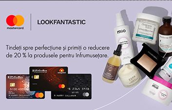 Cкидка 20% на lookfantastic.com с картами Mastercard от FinComBank