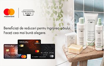25% reducere pe christopherobin.com cu cardurile Mastercard de la FinComBank