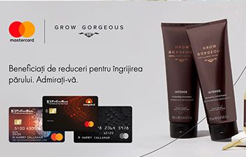25% reducere pe growgorgeous.com cu cardurile Mastercard de la FinComBank