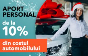 #InspiraţiDeSărbători | Promoţie! Achiziţionează-ţi un automobil nou cu doar 10% avans