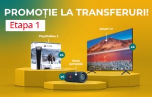 Felicitări câştigătorilor ETAPEI 1 a Promoţiei la Transferuri