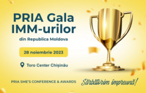 FinComBank vă invită la PRIA Gala IMM-urilor din Republica Moldova pe 28 Noiembrie 2023