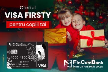 #SărbătoriFericite | Cardul Visa FIRSTY – un cadou sub brad pentru copilul tău!