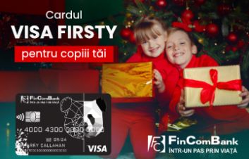 #СчастливыхПраздников | Карта Visa FIRSTY от FinComBank – оригинальный подарок под елку для вашего ребенка!