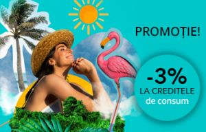 Promoţie! O reducere aniversară de -3% la creditele de consum