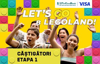Felicitări câştigătorilor Etapa 1 a promoţiei „Let’s Go la LEGOLAND!”