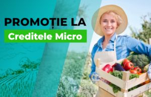 Promoţie specială la Creditele AGRO pentru afaceri acordate prin programul de Microcreditare