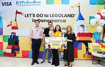 Familia Petrov va petrece o vacanţă de neuitat în parcul de distracţii LEGOLAND® mulţumită FinComBank şi Visa