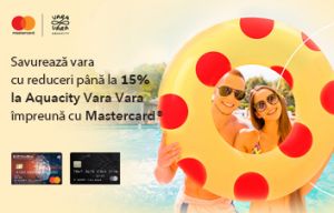 Reduceri - 15% la Aquacity Vara Vara cu Mastercard de la FinComBank