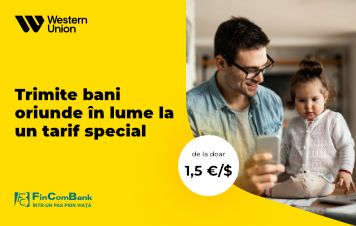 С Western Union отправляйте деньги в любую точку мира по специальному тарифу, всего от 1,5 €/$