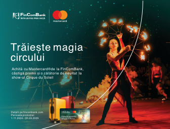 Achită cu cardul tău Mastercard de la FinComBank şi câştigă o aventură pentru întreaga familie la spectacolul Cirque du Soleil în Roma