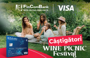 Felicitări câştigătorilor campaniei promoţionale “ Întâmpină vara cu FinComBank şi VISA la Wine Picnic Festival”