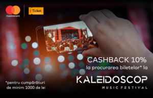 Obţine 10% cashback la procurarea biletelor la festivalul KALEIDOSCOP