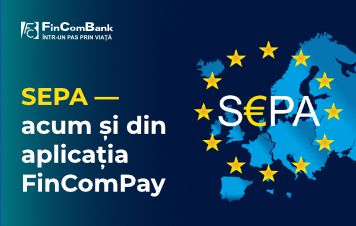 FinComBank lansează transferurile SEPA direct din aplicaţia mobilă FinComPay FinComBank lansează transferurile SEPA direct din aplicaţia mobilă FinComPay