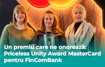 FinComBank şi Mastercard – un parteneriat bazat pe leadership, inovaţie şi recunoaştere internaţională