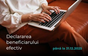 Obligaţia declarării beneficiarului efectiv până la 31.12.2025
