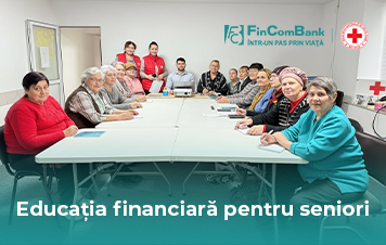 FinComBank promovează educaţia financiară pentru seniori