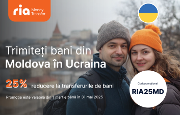 Reducere de 25% la transferuri din Moldova în Ucraina