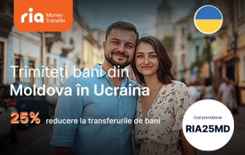 25% reducere la transferurile de bani din Moldova în Ucraina