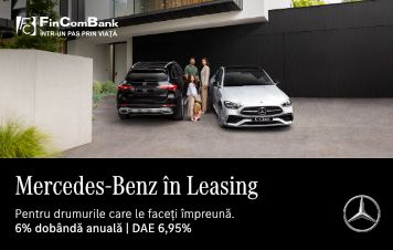 Parteneriat strategic FinComBank şi Mercedes-Benz: ofertă exclusivă de leasing auto cu 6% dobândă anuală