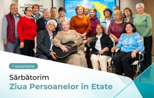 De Ziua Persoanelor în Etate, ne-am întâlnit cu oamenii cărora le datorăm recunoştinţă.