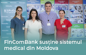 FinComBank susţine sistemul medical din Moldova