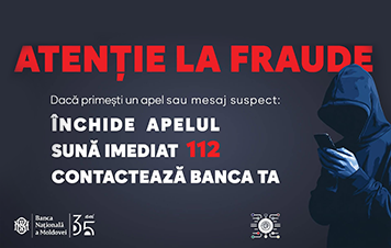 FinComBank sprijină campania naţională antifraudă iniţiată de Banca Naţională a Moldovei