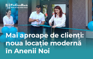 FinComBank îşi aşteaptă clienţii într-o locaţie nouă în Anenii Noi FinComBank îşi aşteaptă clienţii într-o locaţie nouă în Anenii Noi